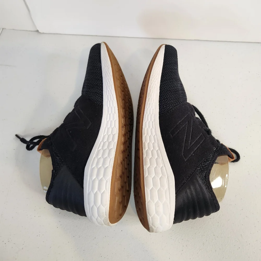 New Balance Shoes Womens 8.5 Cruz V2 Running Sneakers WCRUZKB2 Black Fabric - Picture 7 of 9